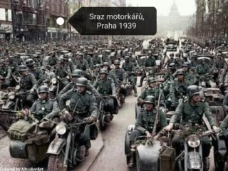 Sraz motorkářů 1939